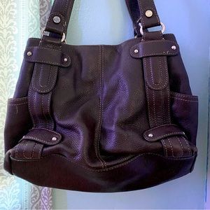 Brown Leather Tignanello Purse